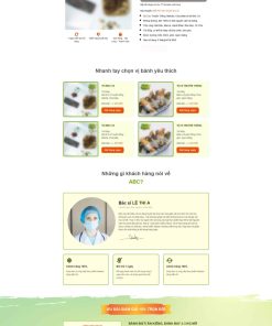 Theme wordpress lading pape bánh giảm cân