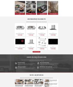 Theme wordpress bán bếp từ