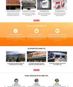 Theme wordpress làm biển quảng cáo