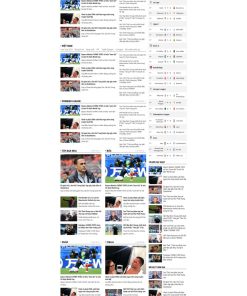 Theme wordpress tin tức bóng đá