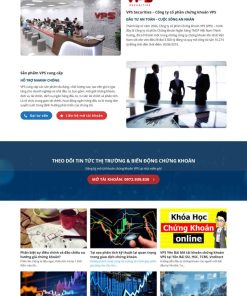 Theme wordpress tin tức chứng khoán