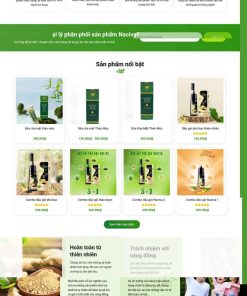 Theme wordpress bán dầu gội đầu