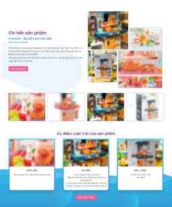 Theme wordpress lading pape đồ chơi trẻ em