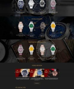 Theme wordpress shop đồng hồ 01