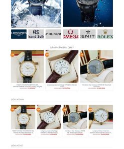 Theme wordpress bán đồng hồ 3