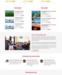 Theme wordpress du lịch truyền thống