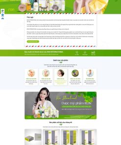 Theme wordpress shop mỹ phẩm