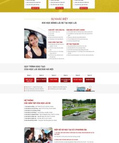 Theme wordpress trung tâm dạy lái xe