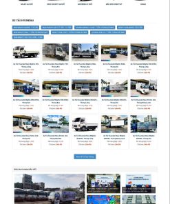Theme wordpress bán oto hyundai 1