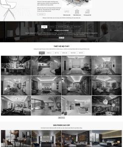 Theme wordpress kiến trúc nội thất 02