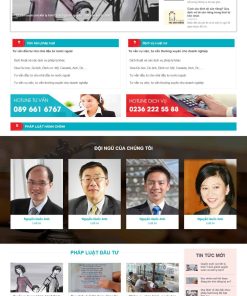 Theme wordpress văn phòng luật sư