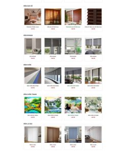 Theme wordpress bán mành rèm 2