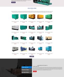 Theme wordpress bán máy phát điện