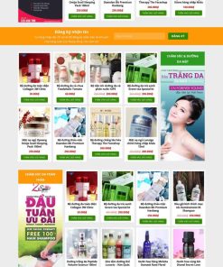 Theme wordpress shop mỹ phẩm 3