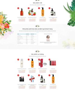 Theme wordpress mỹ phẩm 9