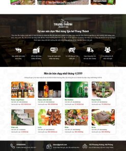 Theme wordpress nhà hàng đẹp