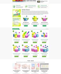Theme wordpress shop bán nước giặt