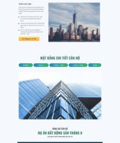 Theme wordpress lading pape giới thiệu bds smarthome
