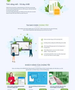 Theme wordpress dịch vụ sms