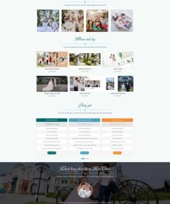 Theme wordpress studio áo cưới 2