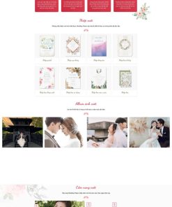 Theme wordpress studio áo cưới 3