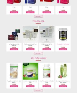 Theme wordpress bán hàng thực phẩm chức năng 13