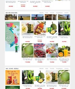 Theme wordpress bán trái cây đặc sản