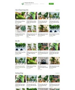 Theme wordpress blog về cây xanh