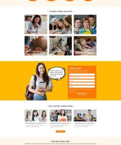 Theme WordPress Trường Anh ngữ