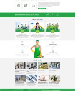 Theme wordpress dịch vụ vệ sinh