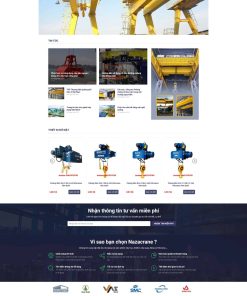 Theme wordpress công ty cẩu trục