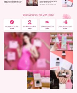 Theme wordpress ladingpape mỹ phẩm xịt thơm