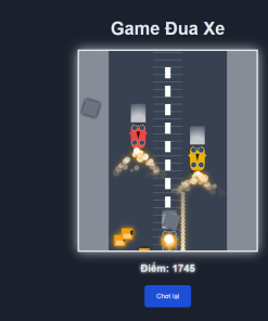 Mã nguồn game đua xe bằng PHP đơn giản (mục đích tham khảo học tập)