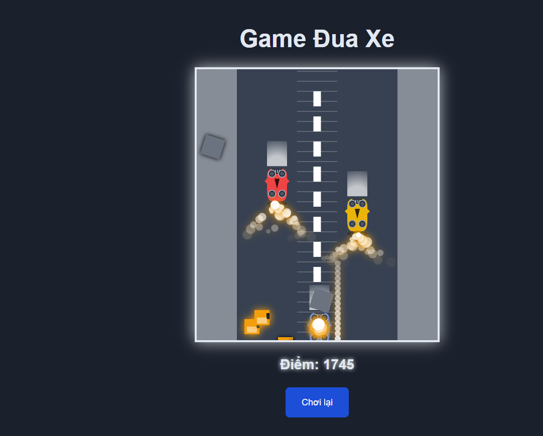 Mã nguồn game đua xe bằng PHP đơn giản (mục đích tham khảo học tập)